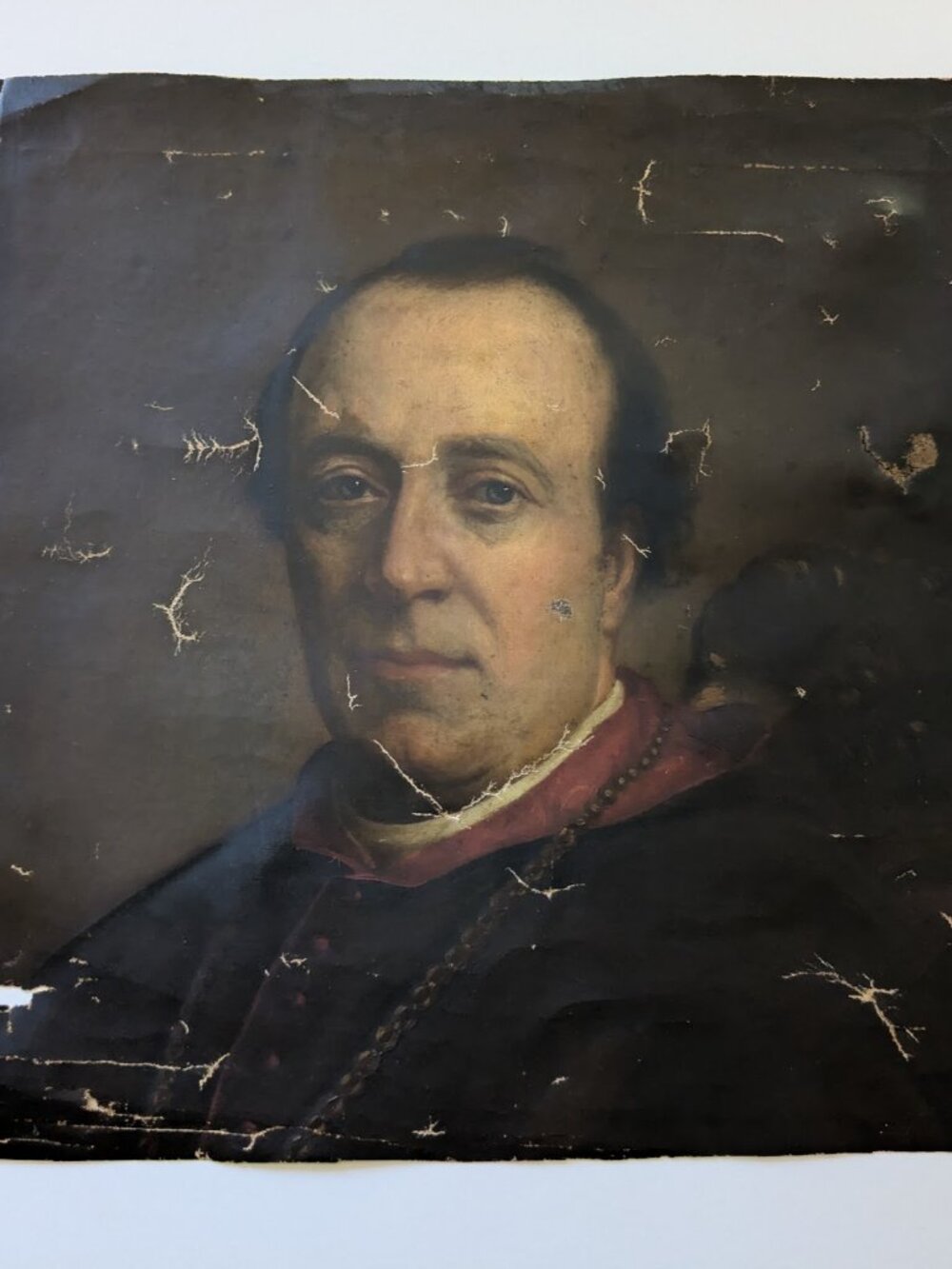 Amazing 19th Century Oil on Canvas Portrait Painting